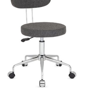 Arena Deri Arkalıklı Tekerlekli Tabure Modelleri